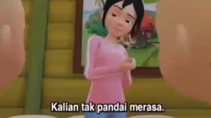 Kak ros mengejek upin