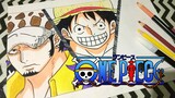 Drawing trio Saiaku No Sedai One Piece | Monkey D Luffy