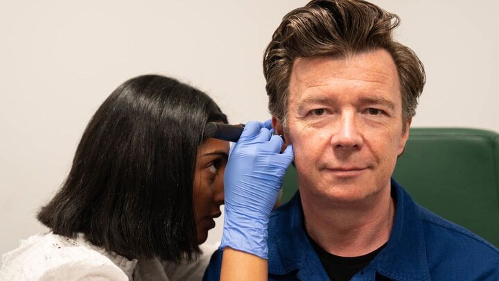 Rick Astley, 57, has been diagnosed with hearing loss and needs to wear hearing aids.