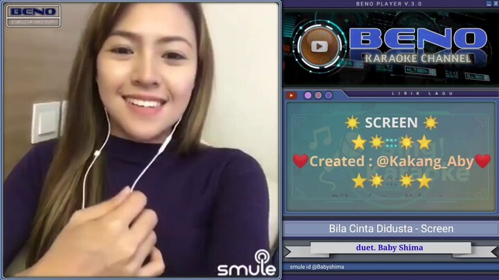 Bila Cinta Didusta - Screen (karaoke duet Baby Shima | cover smule)