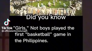 so babae ang unaunang nag laro Ng basketball 😲😲😲