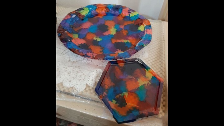 Epoxy resin trays