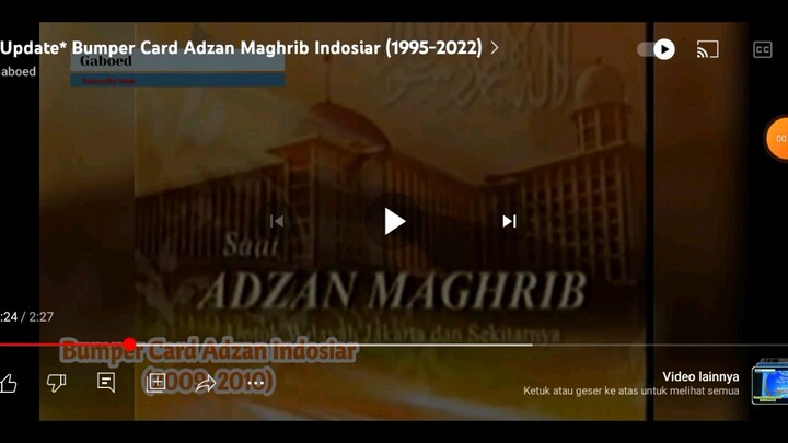 iklan  adzan 2010 indosiar