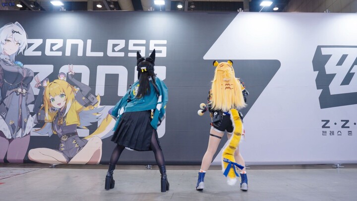 在B站ikun们的影响下，我把《只因》的天赋带到了韩国最大的漫展hoyoland！