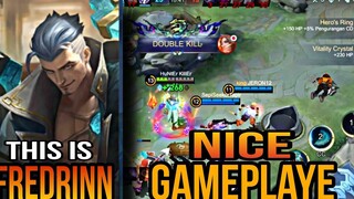 Real Monster Fredrinn Jungler -Nice Moment GamePlay - Best Build MlBB