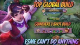 GUINEVERE 1 SHOT BUILD | HOW TO BULLY ESMERALDA | MOBILE LEGENDS