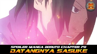 SPOILER MANGA BORUTO CHAPTER 70 | DATANGNYA SASUKE NARUTO BORUTO KAWAKI