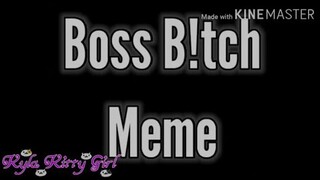 Gacha Club: Boss B!tch Meme (Collab with Natsu Ackerman) WARNING: Blood