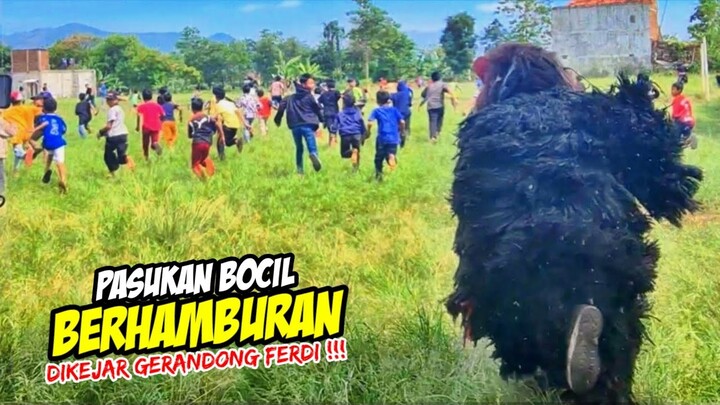 GERANDONG NGAMUK KEJAR BOCIL YANG NANTANGIN❗️❗️KUDA LUMPING MEDAL PUSAKA (PATMA) 💥 LEMBUR KURING