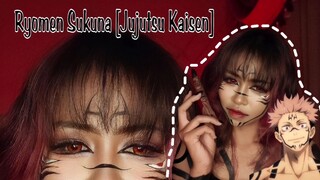 TUTORIAL MAKE-UP LOOKS FEM SUKUNA COSPLAY [JUJUTSU KAISEN] BY ME