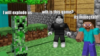 If Roblox Played Minecraft..