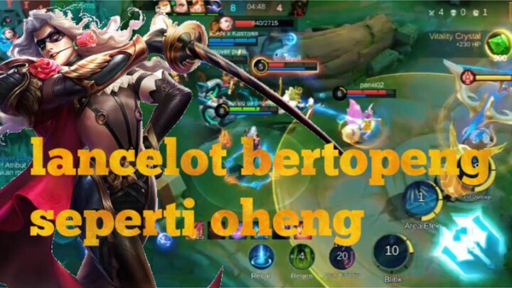lancelot bertopeng makin kece
