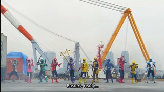 Go-Busters vs Gokaiger Henshin