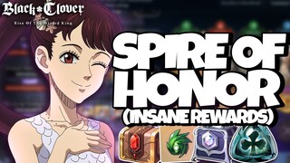 *NEW CODE* SPIRE OF HONOR GAMEMODE IS HERE WITH FREE SPEED STONE TALENT?! - Black Clover Mobile
