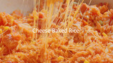 Food|Make Cheese Baked Rice in a Pan