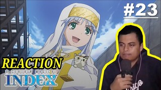 Toaru Majutsu No Index S1 23 Reaction (Indonesia)(Reaksi) Bongol Pika