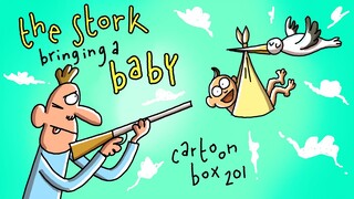 The Stork Bringing A Baby | Cartoon Box 201 | by FRAME ORDER | trying to get pregnant cartoon