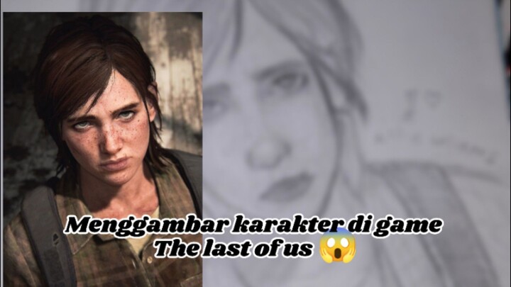 Menggambar karakter di game The last of us 😱 Apa kalian mengenalnya?