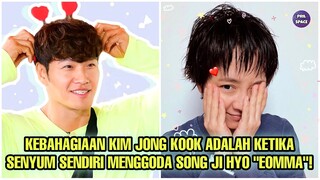 KEBAHAGIAN KIM JONG KOOK ADALAH KETIKA SENYUM SENDIRI GODA SONG JI HYO SEBAGAI IBU AIKI HOOK "EOMMA"