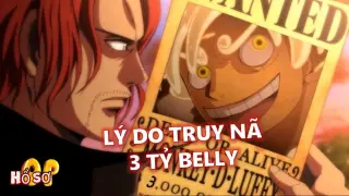 Lý do Luffy bị truy nã chỉ với 3 tỷ Belly