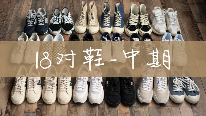 【愧于是】618买的18对鞋子（中集）| 学生党平价鞋合集开箱分享 | 均价300元左右 | nike muji vans adidas new balance