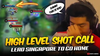 HIGH IQ SHOTCALL FROM THE QUEEN LEAD SINGAPORE TO GO HOME...🤯