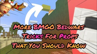 BMGO Bedwars - More Tricks That You Should Know!