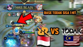 WINRATE LING ALBERTTT AKHIRNYA PECAH ! BASE TODAK SISA 1 HIT | RRQ VS TODAK GAME 3 M3 PLAYOFFS