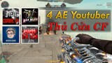 4 AE Youtuber CF Biến Hero Thủ Cửa Zombie Escape Và Cái Kết!