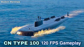 Modern Warships: CN TYPE 100 in Action online gameplay.