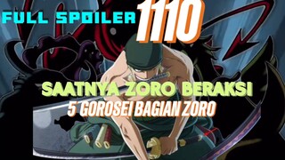 FULL SPOILER OP 1110.SAAT NYA ZORO BERAKSI