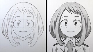 How to Draw URARAKA [Boku no Hero Academia] - Cara Menggambar Anime