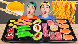 Mukbang Sushi Kẹo dẻo Mì thạch DONA Việt Nam