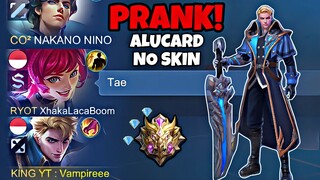 PRANK ALUCARD NO SKIN! BEATRIX MEREMEHKAN ALUCARD | BUILD TERSAKIT ALUCARD 2023