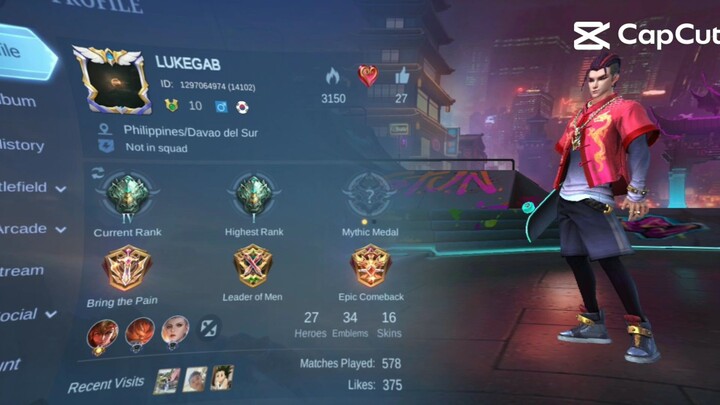 my mobile legends acc