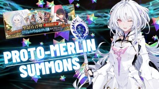 Dreams Do Come True! Merlin Prototype Summons | FGO JP - Arctic Summer World Lady Avalon Banner