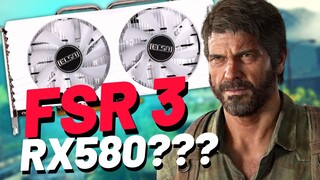 Agora sim a RX580 VAI RODAR TUDO! Testei o MOD do FSR3 + FRAME GENERATION!