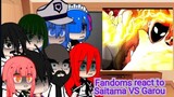 Anime Fandoms reaction to Saitama VS Garou❗MANGA SPOILER❗(Full fight) No Part -Tolkin-