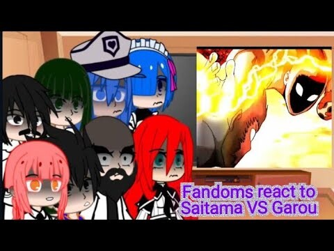 Anime Fandoms reaction to Saitama VS Garou❗MANGA SPOILER❗(Full fight) No Part -Tolkin-