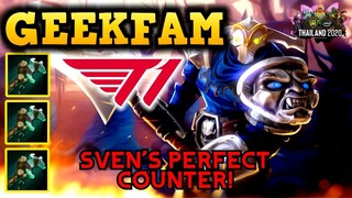 GEEKFAM vs T1 GAME 1 HIGHLIGHTS! ESL ONE THAILAND HOW TO COUNTER SVEN? INYOUTDREAM MAGNUS! GGWP!