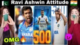 Pakistani React on Ravichandran Ashwin 500 Wickets🔥 | Ravi Ashwin Attitude😈 |Indian Cricket Attitude