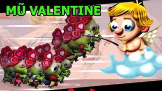 HOÀN THÀNH THỬ THÁCH KIẾM MŨ TRÁI TIM TRONG NGÀY VALENTINE TRONG TỰA GAME ZOMBIE TSUNAMI THÀNH EJ