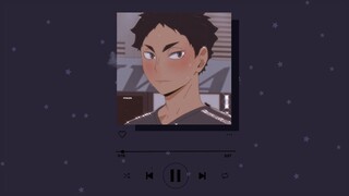 Midnight drive and watching the stars with Akaashi [ a haikyuu playlist] 🪐💫