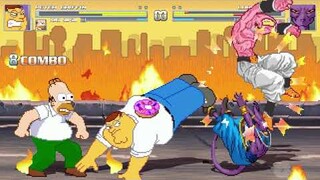 AN Mugen #269: Peter Griffin & Homer Simpson VS Lord Beerus & Super Buu