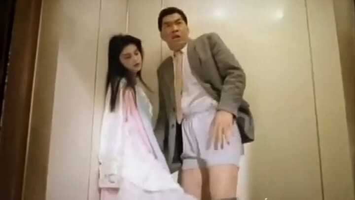 He is the only one who dares to endure the beauty of the female ghost
