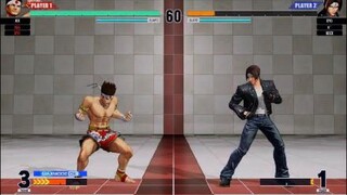 KOF15　鍛え抜かれたジョー東　スラッシュキックで攻め継続