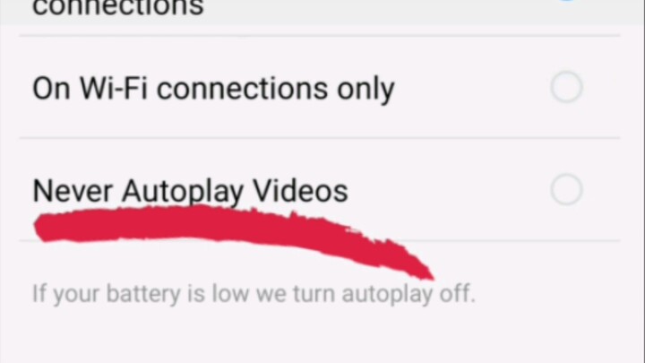 Disable auto play videos in facebook