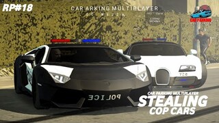 Stealing Cop Cars - RP#18 ft. @Gene | Car Parking Multiplayer