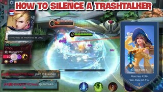 IMMORTAL GUINEVERE VS SENIOR CHOU TRASHTALKER | TOP GLOBAL GUINEVERE | MOBILE LEGENDS