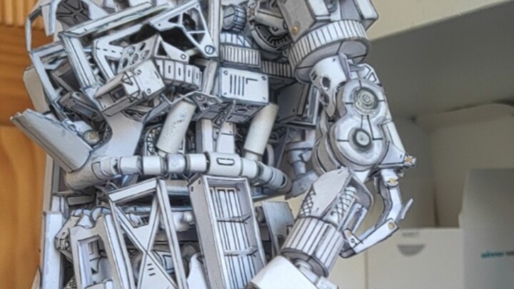 [DIY Paper Model] Internal structure, collaboration, fully posable—Barzam Zaku FZ! No more fighting!